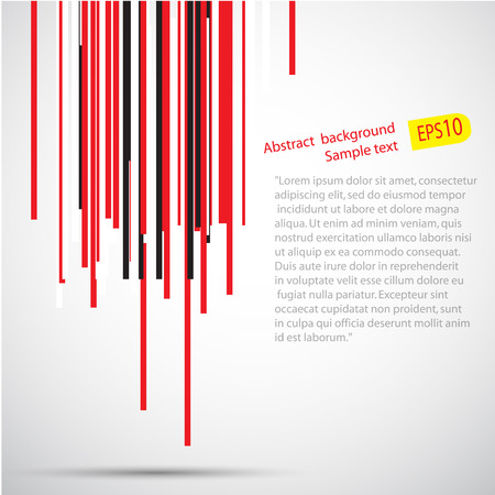 Abstract Red Background with Stripes. Minimal Banner.のイラスト素材