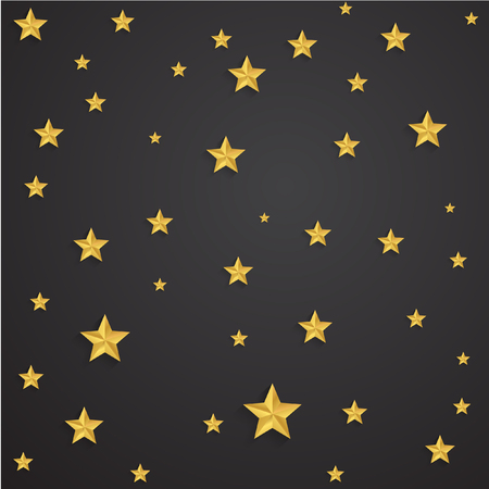 gold star backgroundのイラスト素材