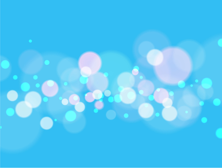 Abstract Light Bokeh Background, Vector Illustrationのイラスト素材