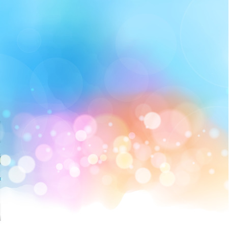 Abstract Light Bokeh Background, Vector Illustrationのイラスト素材