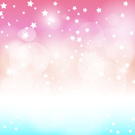 Abstract Light Bokeh Background, Vector Illustrationのイラスト素材