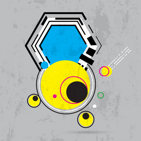 Abstract geometric background with place for your text.のイラスト素材