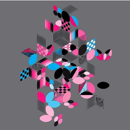 Abstract geometric background with place for your text.のイラスト素材