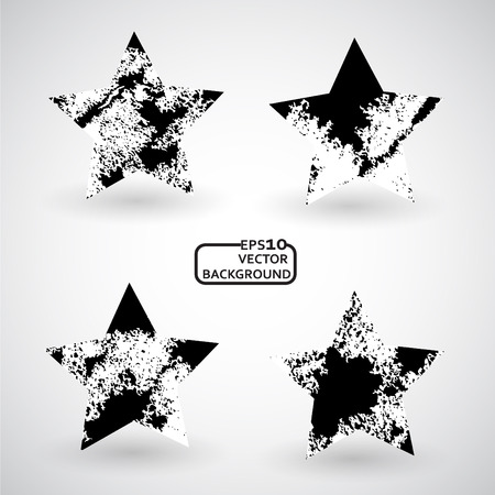 Abstract background with starsのイラスト素材