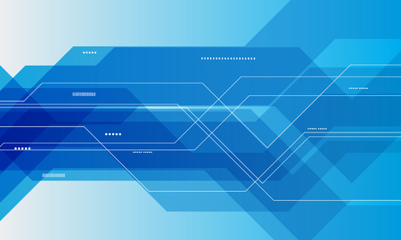 abstract blue technology communication concept vector backgroundのイラスト素材