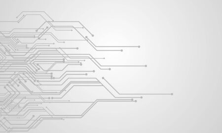 abstract texture background white and grey technology geometric technology modern design concept.のイラスト素材