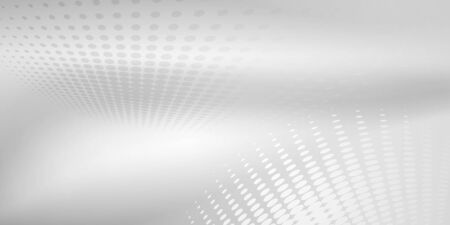 Abstract grey pattern and background poster with dynamic waves. technology Particle Mist network Cyber security Vector illustration.のイラスト素材