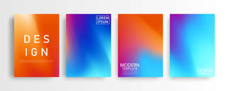 Abstract mockup Pastel colorful gradient background A4 concept for your graphic colorful design,...