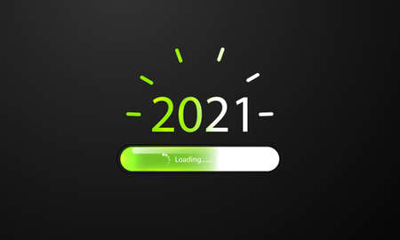 Happy New Year 2021 background.