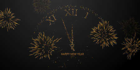 Happy New Year 2021 background.