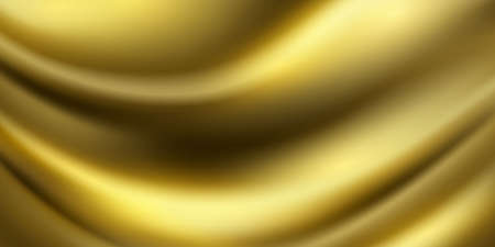 Abstract gradients, fabric gold waves banner template background. Grand opening event design.のイラスト素材