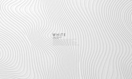 Abstract white and gray background with gorgeous golden line decoration.のイラスト素材
