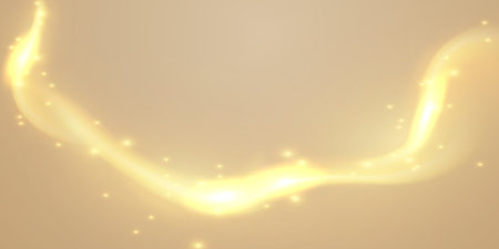 Celebration background template with confetti and gold ribbons. luxury greeting rich card.のイラスト素材