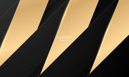 Celebration background template with confetti and gold ribbons. luxury greeting rich card.のイラスト素材