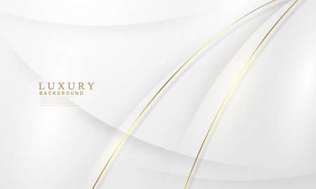 Celebration background template with confetti and gold ribbons. luxury greeting rich card.のイラスト素材