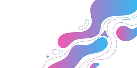 Abstract white background poster with dynamic. technology network Vector illustration.のイラスト素材