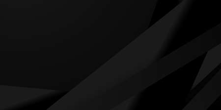 Black abstract pattern and dynamic background poster decorated with beautiful white lines. Illustration in vector formatのイラスト素材