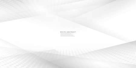 Abstract white and gray backdrop Modern Halftone Wave Background Designのイラスト素材