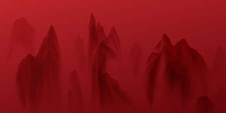 Celebration background template with confetti and colorful ribbons.のイラスト素材