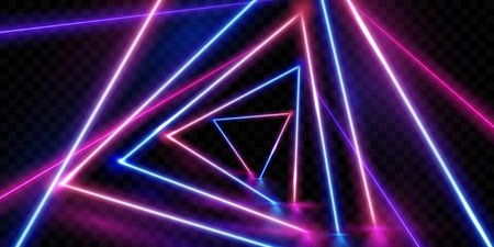 ultraviolet vivid hues neon lights abstract psychedelic background flame Vectorのイラスト素材