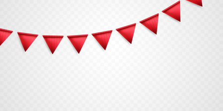 party flag background for celebration vector illustrationのイラスト素材