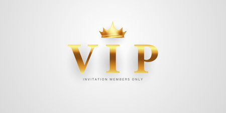 luxury design vip background vector illustrationのイラスト素材