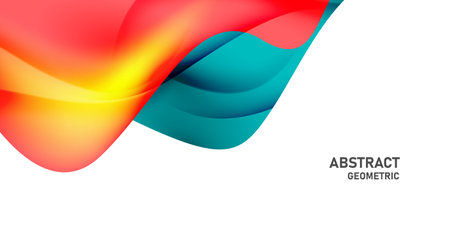 Vector illustration of modern geometric design colorful abstract backgroundのイラスト素材