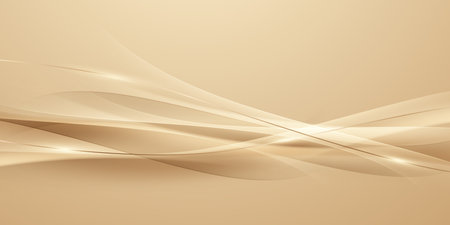 Elegant brown background with luxury golden elements Modern 3D Abstract Vector Illustration Designのイラスト素材