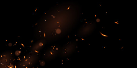 sparkle background virtual flame design vector illustrationのイラスト素材