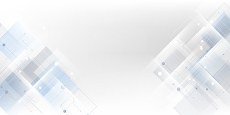 white abstract technology background modern design vector illustrationのイラスト素材