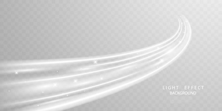 Beautiful abstract light line effect design vector illustrationのイラスト素材