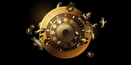 casino background vector illustration for gambling poster banner elegant designのイラスト素材