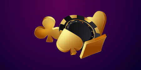 casino background vector illustration for gambling poster banner elegant designのイラスト素材