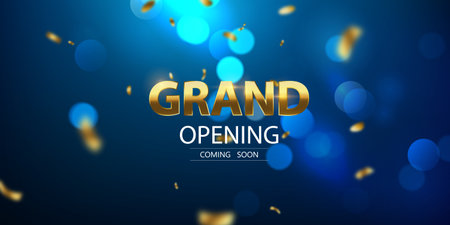 Beautifully design your opening card background. business banner template vector illustrationのイラスト素材