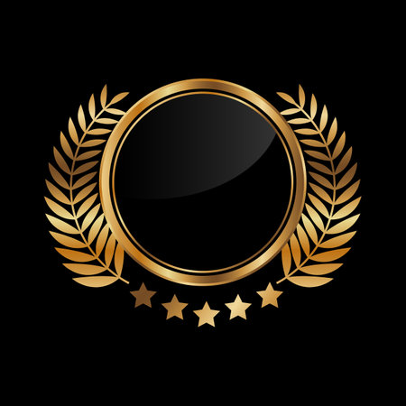 Label loop background for inserting your text, elegant design. vector illustrationのイラスト素材