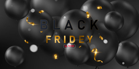 black friday background luxury design vector illustrationのイラスト素材