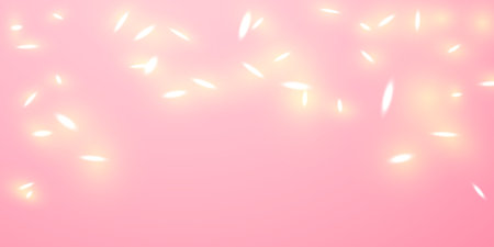 Golden Light Confetti Background Vector Illustration carnival and party backgroundのイラスト素材