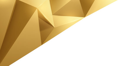 Luxury Golden Background With Luxurious Golden Elements Modern 3D Abstract Vector Illustration Designのイラスト素材