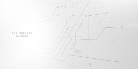 white abstract technology background modern design vector illustrationのイラスト素材