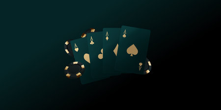 casino background vector illustration for gambling poster banner elegant designのイラスト素材