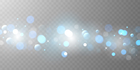 Elegant Bokeh Background Design For Festive Celebration Banner Vector Illustrationのイラスト素材