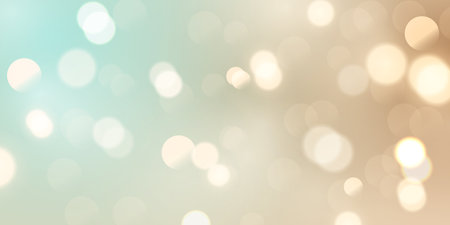 beautiful bokeh background for decoration festival template beautiful banner luxury vector illustrationのイラスト素材