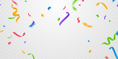colorful confetti background for festival decoration vector illustrationのイラスト素材