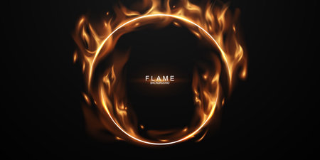 sparkle background virtual flame design vector illustrationのイラスト素材