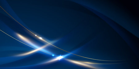 blue abstract background With luxurious elements Vector illustrationのイラスト素材