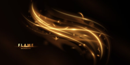 sparkle background virtual flame design vector illustrationのイラスト素材