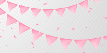 party flag background for celebration vector illustrationのイラスト素材