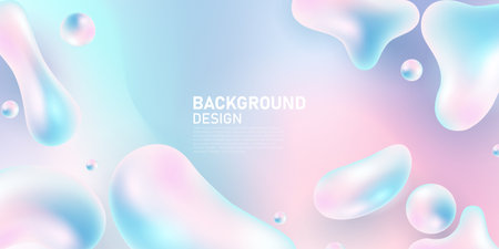 Pastel background, soft design modern vector illustrationのイラスト素材