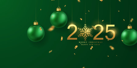 Merry Christmas greeting vector design Beautiful for the festival vector illustration