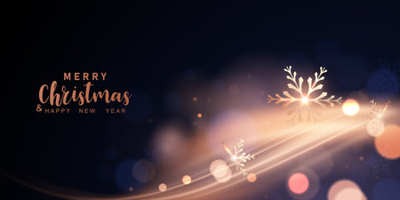 Merry Christmas greeting vector design Beautiful for the festival vector illustrationのイラスト素材